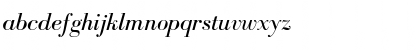 Download BodoniCyrillicFWF Italic Font Lowercase Preview