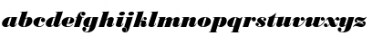 Download BodoniH Bold Italic Font Lowercase Preview