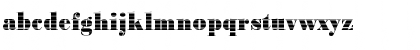 Download BodoniInkjet Regular Font Lowercase Preview
