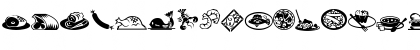 Download Mini Pics Lil Edibles Regular Font Lowercase Preview