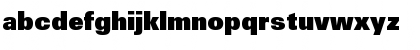 Download Nova Ultra SSi Extra Black Font Lowercase Preview