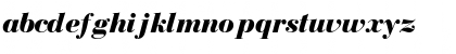 Download BodoniRecutBlackSSK Italic Font Lowercase Preview