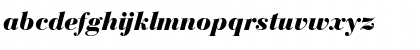 Download BodoniRecutHeavy RegularItalic Font Lowercase Preview