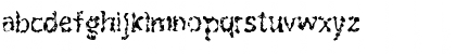Download outofink Regular Font Lowercase Preview