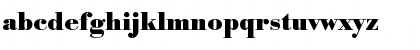 Download BodoniSerial-Heavy Regular Font Lowercase Preview