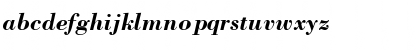 Download BodoniSSK BoldItalic Font Lowercase Preview