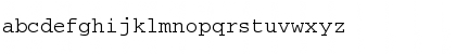 Download PC-CharSet Regular Font Lowercase Preview