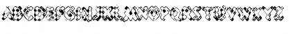 Download Pessimistic Lines Regular Font Lowercase Preview