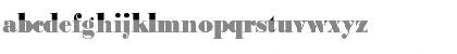 Download BodoniVert3 Regular Font Lowercase Preview