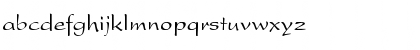 Download PresentScript-Thin Regular Font Lowercase Preview