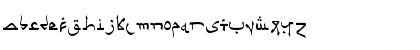Download Psuedo Saudi Regular Font Lowercase Preview