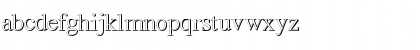 Download Romand Shadow DB Normal Font Lowercase Preview