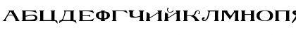 Download RusskijModern Regular Font Lowercase Preview