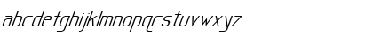 Download Sanity Wide Italic Font Lowercase Preview