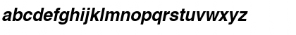 Download Sans BOLDITALIC Font Lowercase Preview