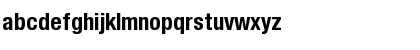 Download Sans Condensed BOLD Font Lowercase Preview
