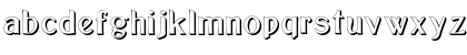 Download Bolton Sans Embossed Regular Font Lowercase Preview