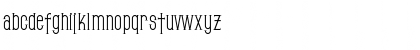 Download SF Gothican Regular Font Lowercase Preview