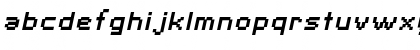 Download SF Pixelate Bold Oblique Font Lowercase Preview