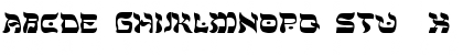 Download Shalom-Light Regular Font Lowercase Preview