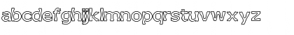 Download Boneribbon Outline Regular Font Lowercase Preview