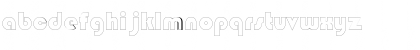 Download BongoBlackOutline Regular Font Lowercase Preview