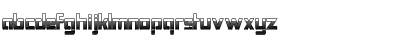 Download Bonk Outercut Regular Font Lowercase Preview