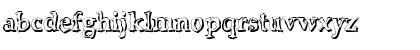 Download BONKERS shadow Bonkers - shadow Font Lowercase Preview