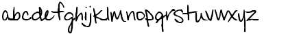 Download Bonnie's font Regular Font Lowercase Preview