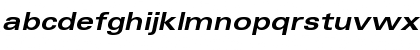 Download Univers-BoldExtObl Regular Font Lowercase Preview