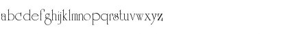 Download University normal Font Lowercase Preview