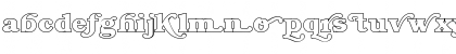 Download Bookman Outline Swash Regular Font Lowercase Preview