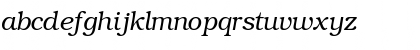 Download BookmanLightSSK Italic Font Lowercase Preview