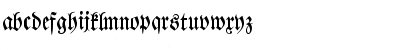 Download WalbaumFraktur DB Regular Font Lowercase Preview