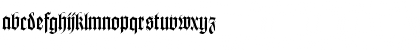 Download WilhelmKlingsporGotisch Regular Font Lowercase Preview