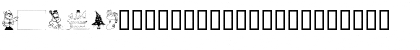 Download Xmas Clipart Regular Font Lowercase Preview