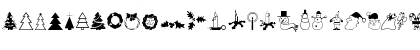 Download XmasDings Normal Font Lowercase Preview