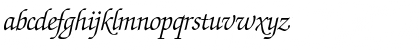 Download Zapf Chancery Swash BQ Italic Font Lowercase Preview