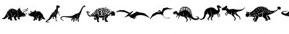 Download AcmeDinosaurs Regular Font Lowercase Preview