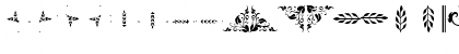 Download Borderbats-Fleur2 Regular Font Lowercase Preview