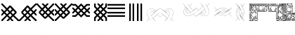 Download Borderbats-Filligree Regular Font Lowercase Preview
