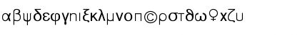 Download AG Greek + Math Pi BQ Regular Font Lowercase Preview