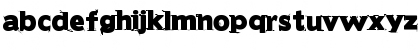 Download BorisBlackBloxxDirty Regular Font Lowercase Preview