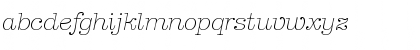 Download ITC American Typewriter Std Light Italic Font Lowercase Preview