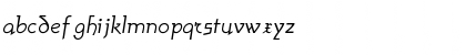 Download AmherstGothicSplit LT Std Rg Italic Font Lowercase Preview