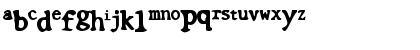Download Botched Vasectomy Regular Font Lowercase Preview