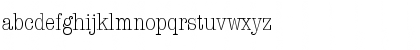 Download AmTypewriterEF LightCond Font Lowercase Preview