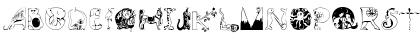 Download Animal Initials Regular Font Lowercase Preview