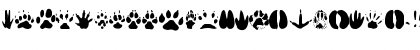 Download AnimalTracks Regular Font Lowercase Preview