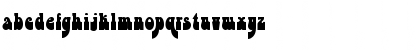 Download BottleneckPEE Regular Font Lowercase Preview